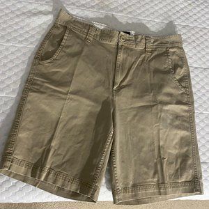34W Men's Khaki Shorts - Four Pockets